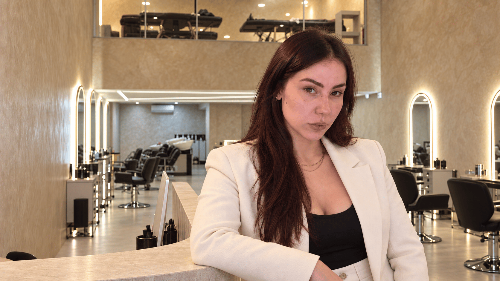 Laís, fundadora da Mimo, no HUB da Rua Bela Cintra